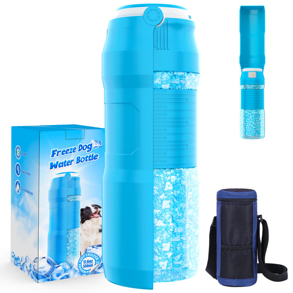 Foldable Freeze Dog Water Bottle