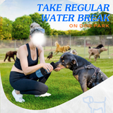28oz Portable Dog Water Bottle Dispenser-3Gen-Navy