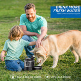 Large Dog Travel Water Bowl Dispenser
