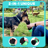 28oz Portable Dog Water Bottle Dispenser-3Gen-Green