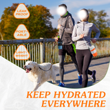 28oz Portable Dog Water Bottle Dispenser-3Gen-Orange