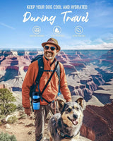 34oz Portable Dog  Water Bottle Dispenser-3.5Gen