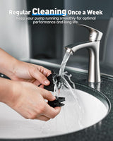 Replacement Dog Water Fountain Pump for lesotc Stainless Steel Pet Fountains, Quiet Cat Water Bowl Dispenser Pump with LED Low Water Shut Off