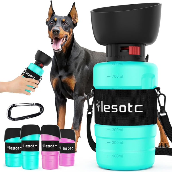 28oz Portable Dog Water Bottle Dispenser-3.5Gen – LESOTC