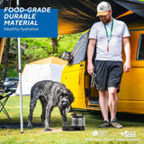 56oz Portable Large Dog Travel Water Bowl Dispenser