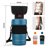 28oz Portable Dog Water Bottle Dispenser-3Gen-Navy