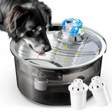 2.6Gal/10L Dog Water Fountain for Dogs & Cats & Multiple Pets