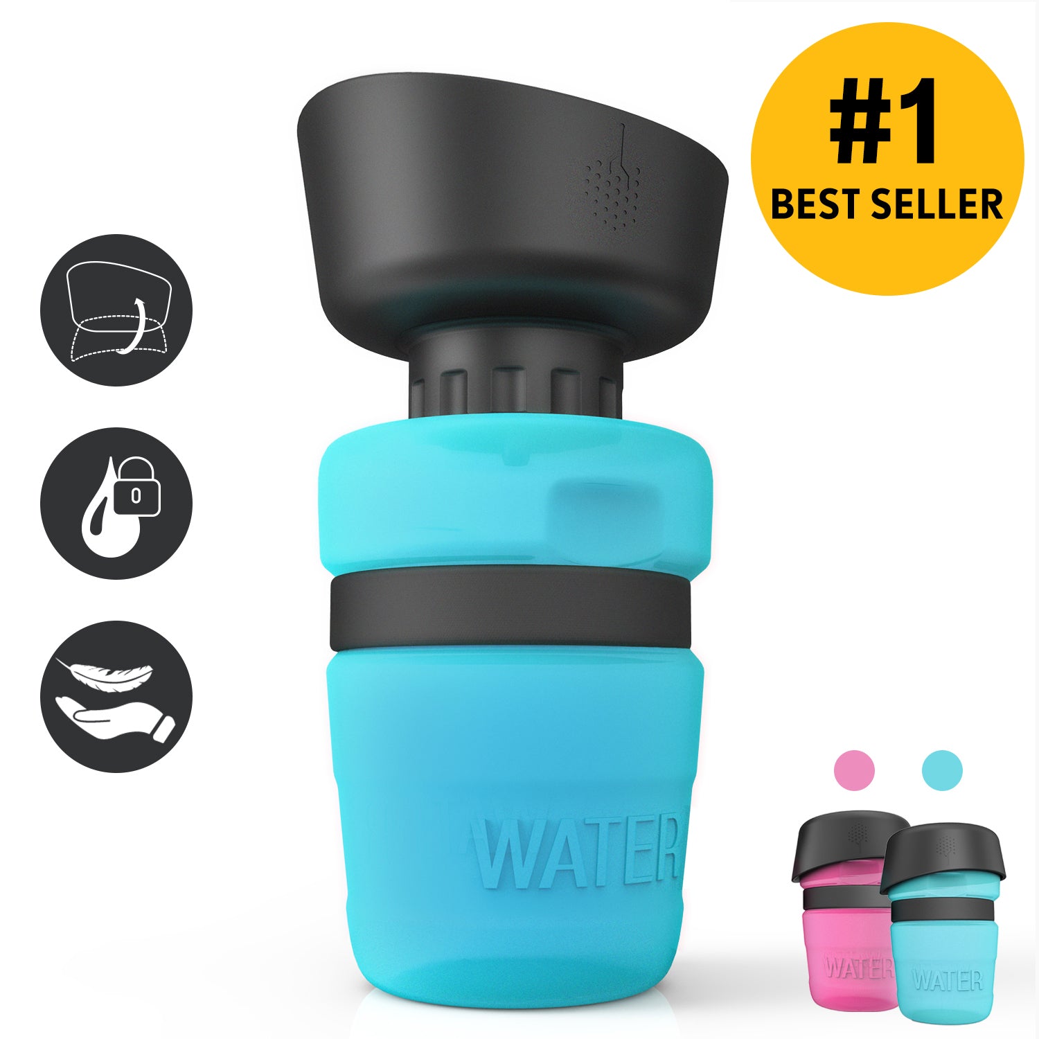 Foldable Dog Water Bottle1st Gen LESOTC