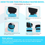 Foldable Dog Water Bottle-2nd Gen